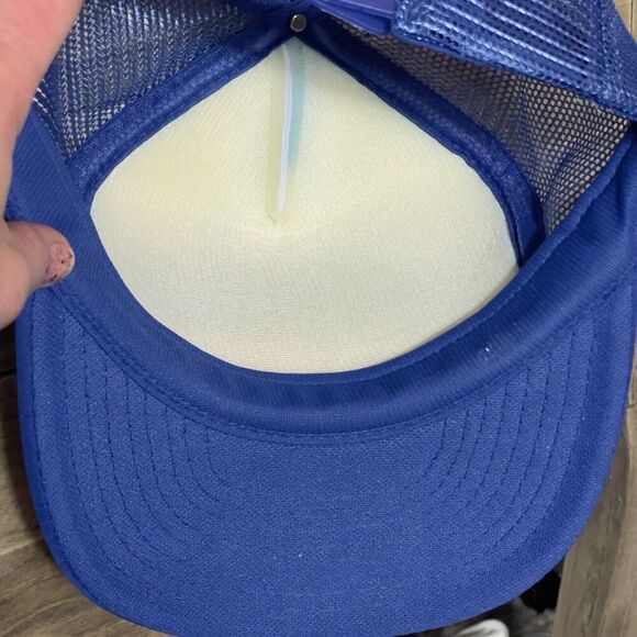 Speedway SnapBack Hat Mesh Texas Police Olympics Gold 1987 Beaumont Clean Blue - Picture 12 of 12